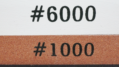 Mizu 1000/6000-Grit Combination Whetstone w/ Guider